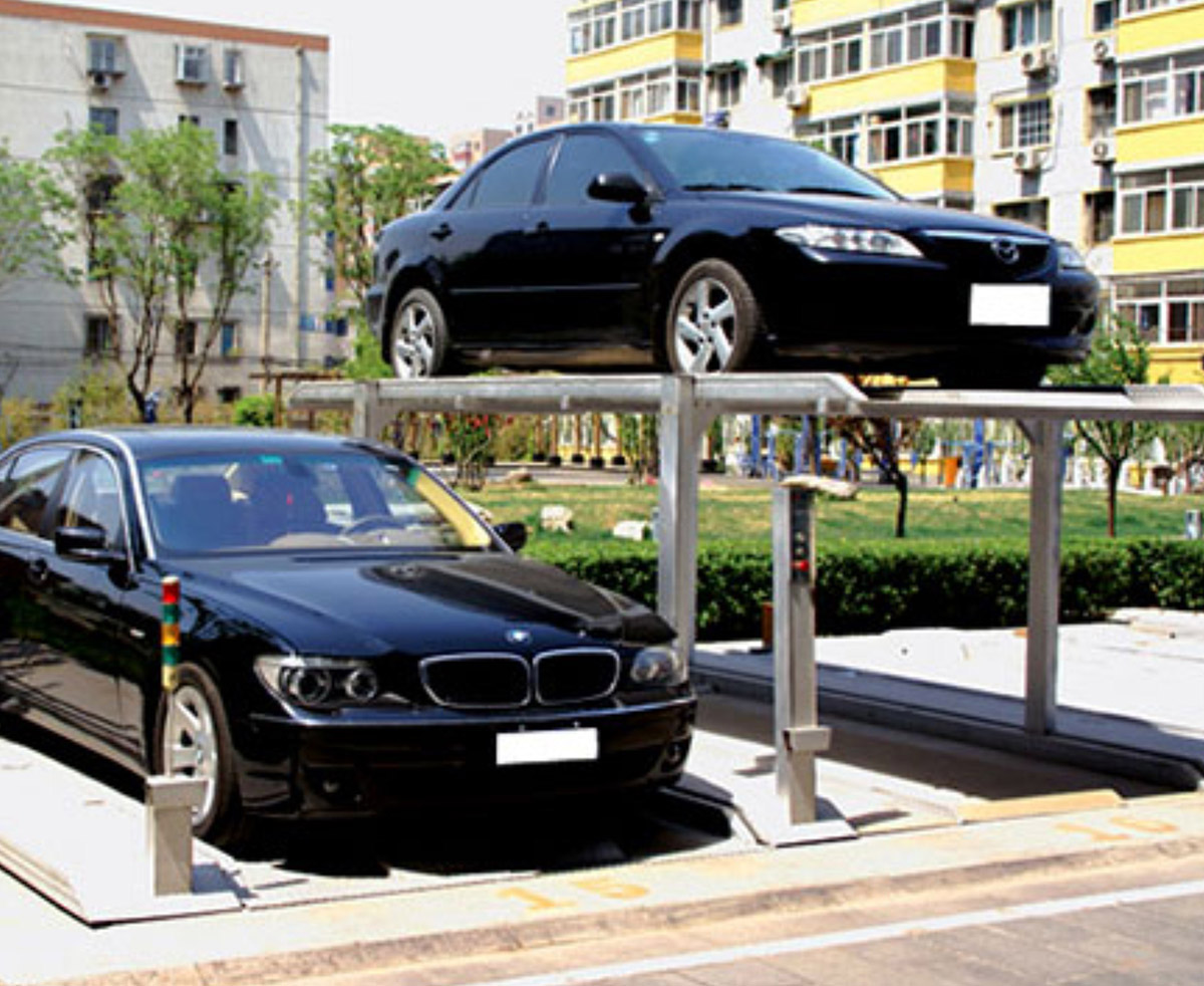 天津机械停车地坑式简易升降机械式立体停车位